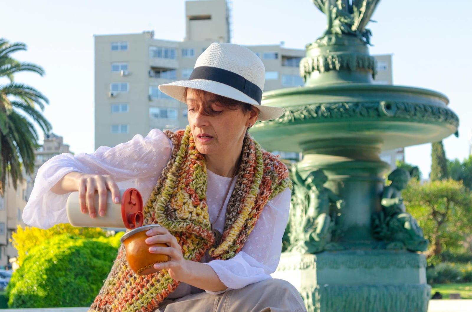 Drink mate by the Rambla, Uruguay