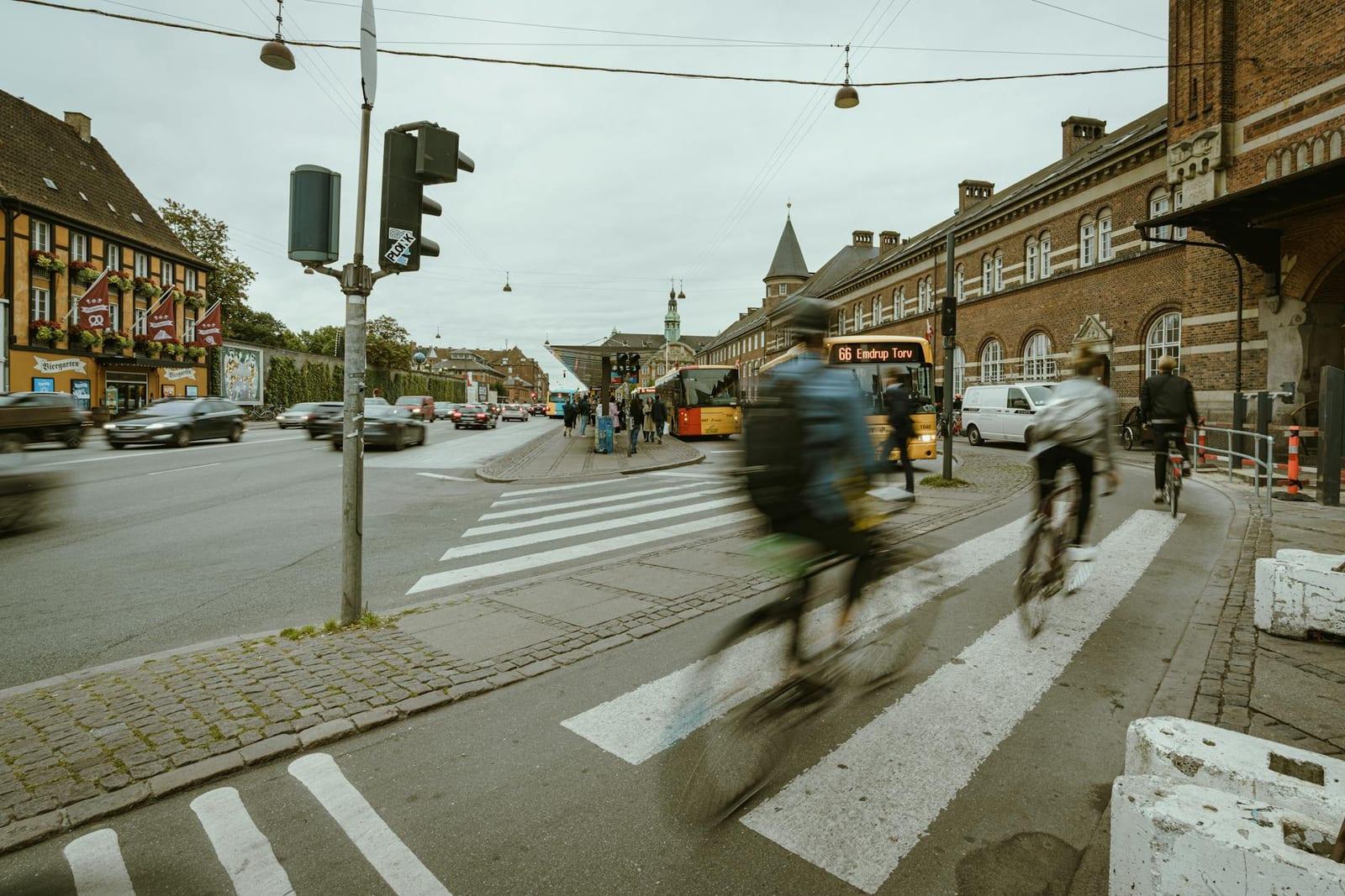 Cycle Copenhagen at rush hour, Denmark