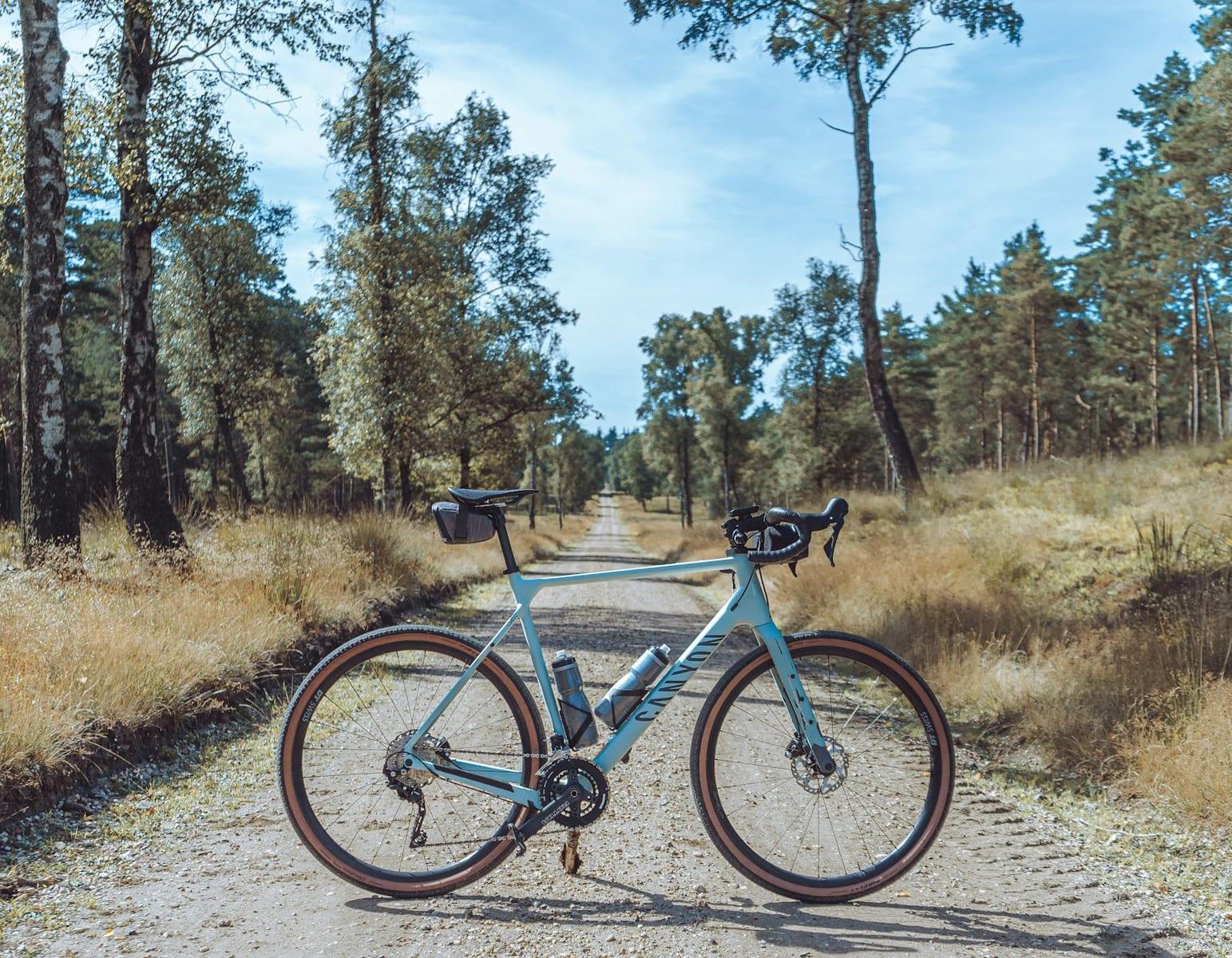 Cycle Hoge Veluwe with a free white bike, Netherlands