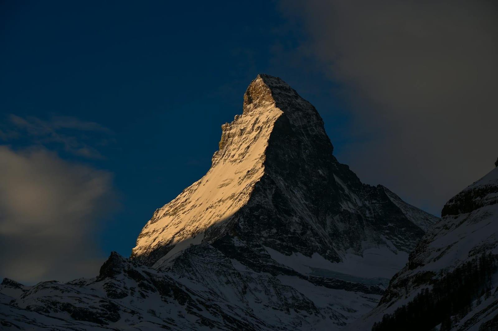 Matterhorn at first light, Switzerland