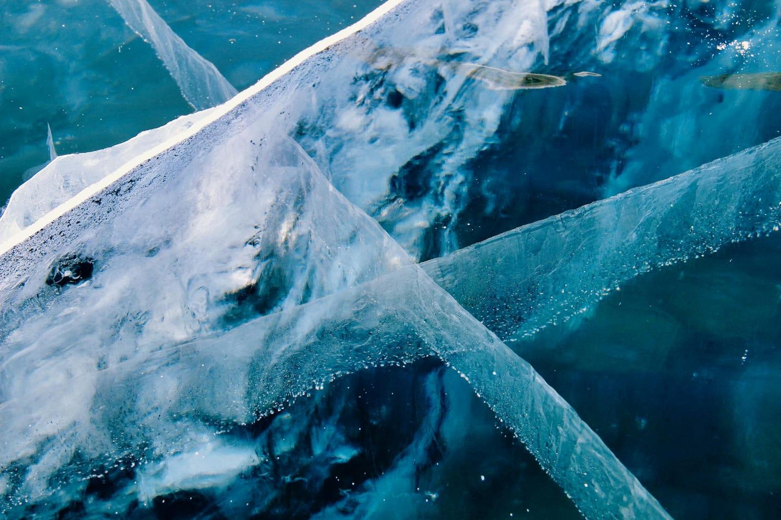 Lake Baikal in winter, Russia