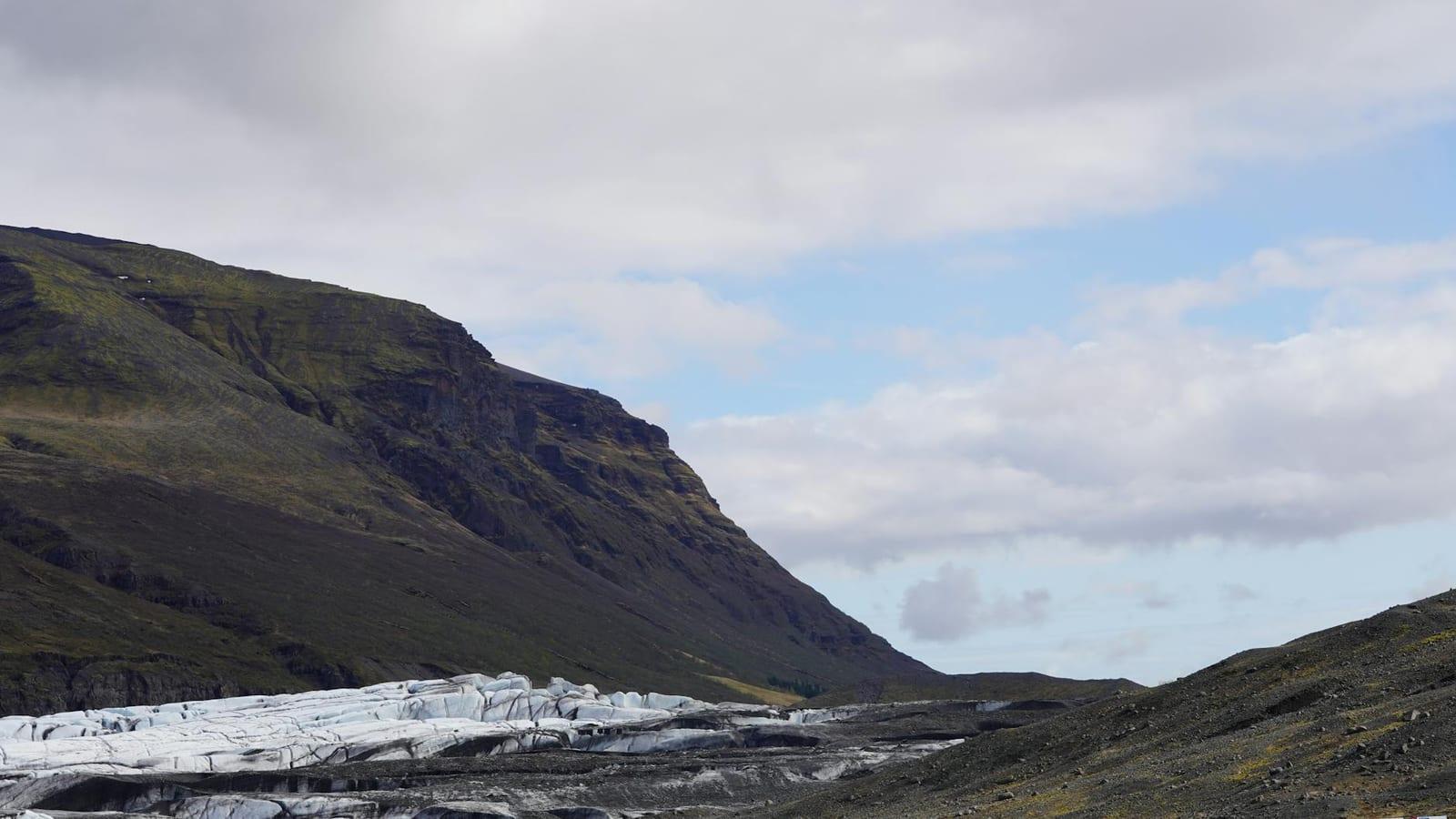 on a glacier, Iceland