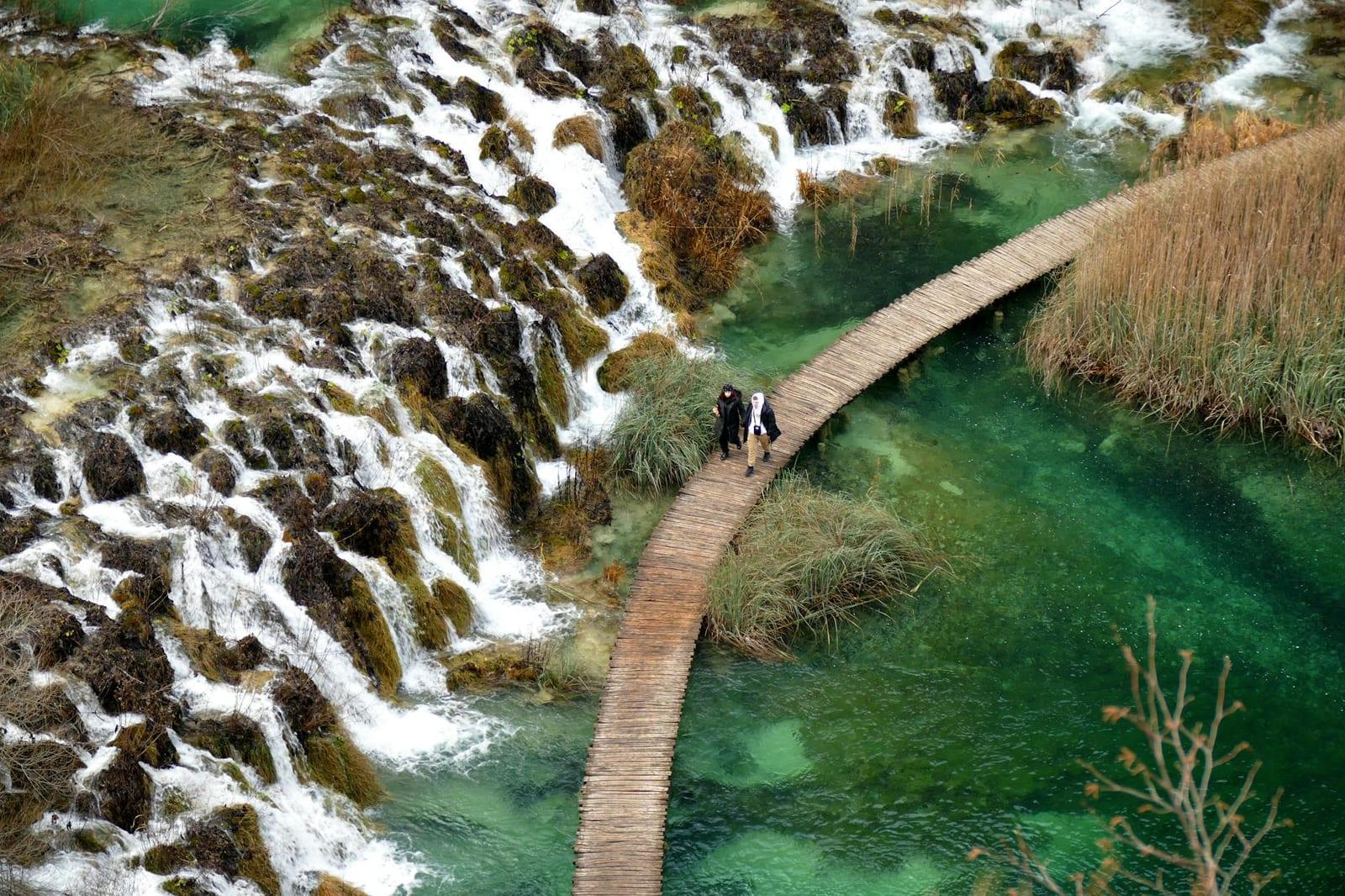 the Plitvice Lakes, Croatia
