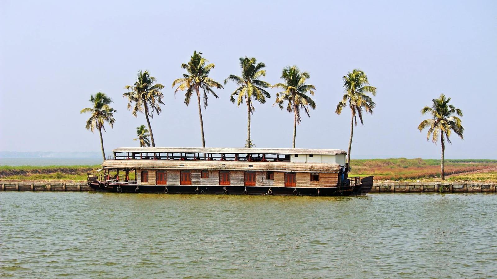 Houseboat the Kerala backwaters, India