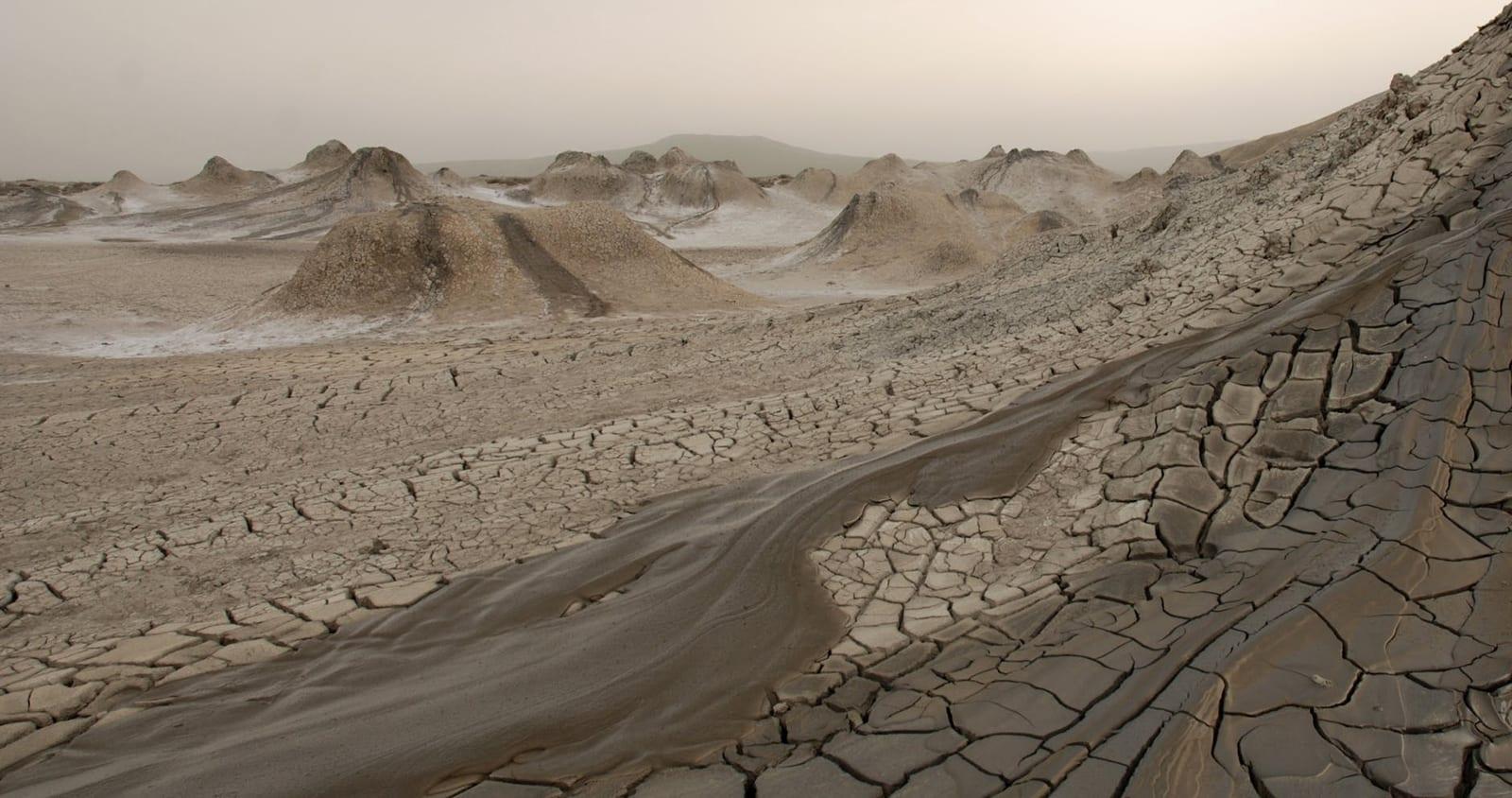 mud volcanoes of Gobustan, Azerbaijan