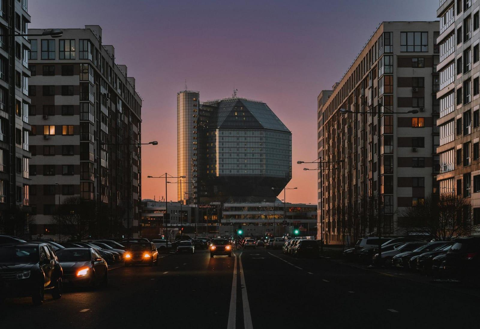Minsk's modernist boulevards, Belarus