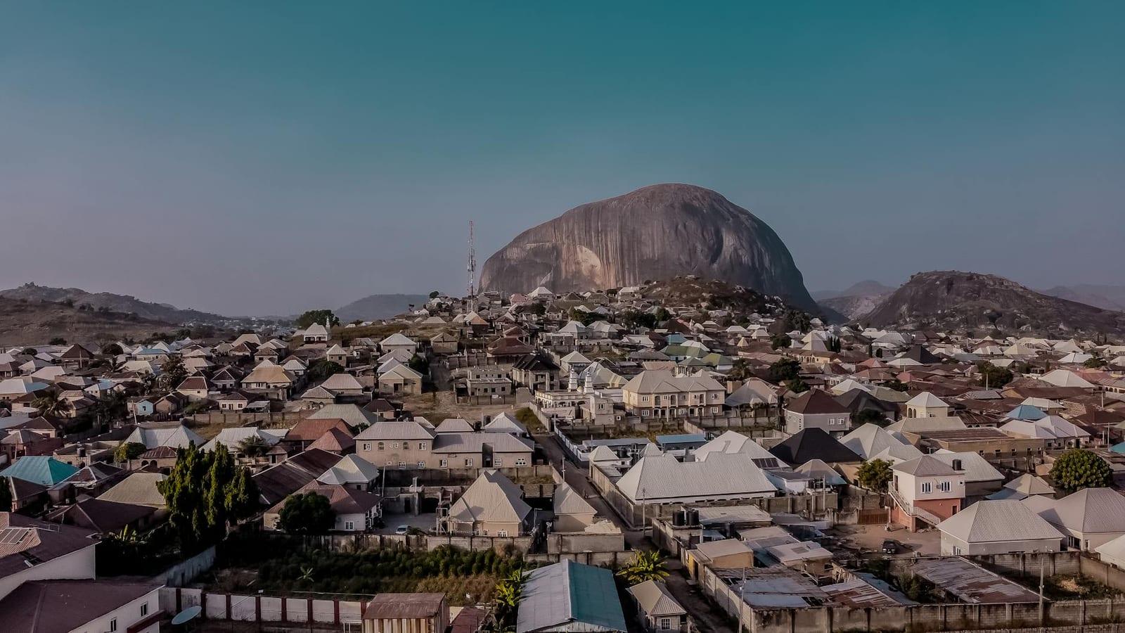 the top of Olumo Rock, Nigeria