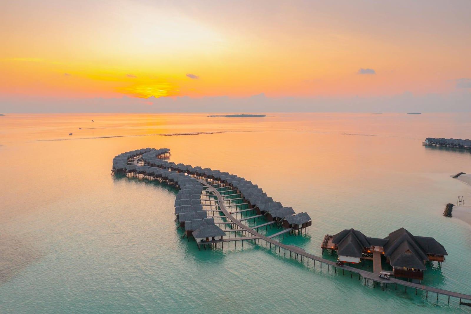 Stay in an overwater bungalow, Maldives
