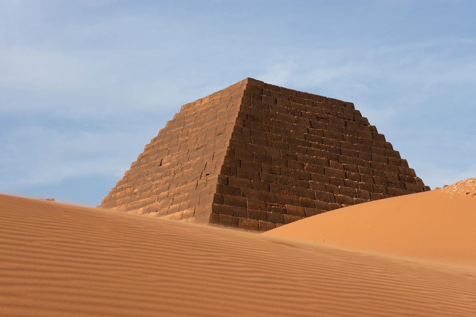 the Meroe pyramids, Sudan