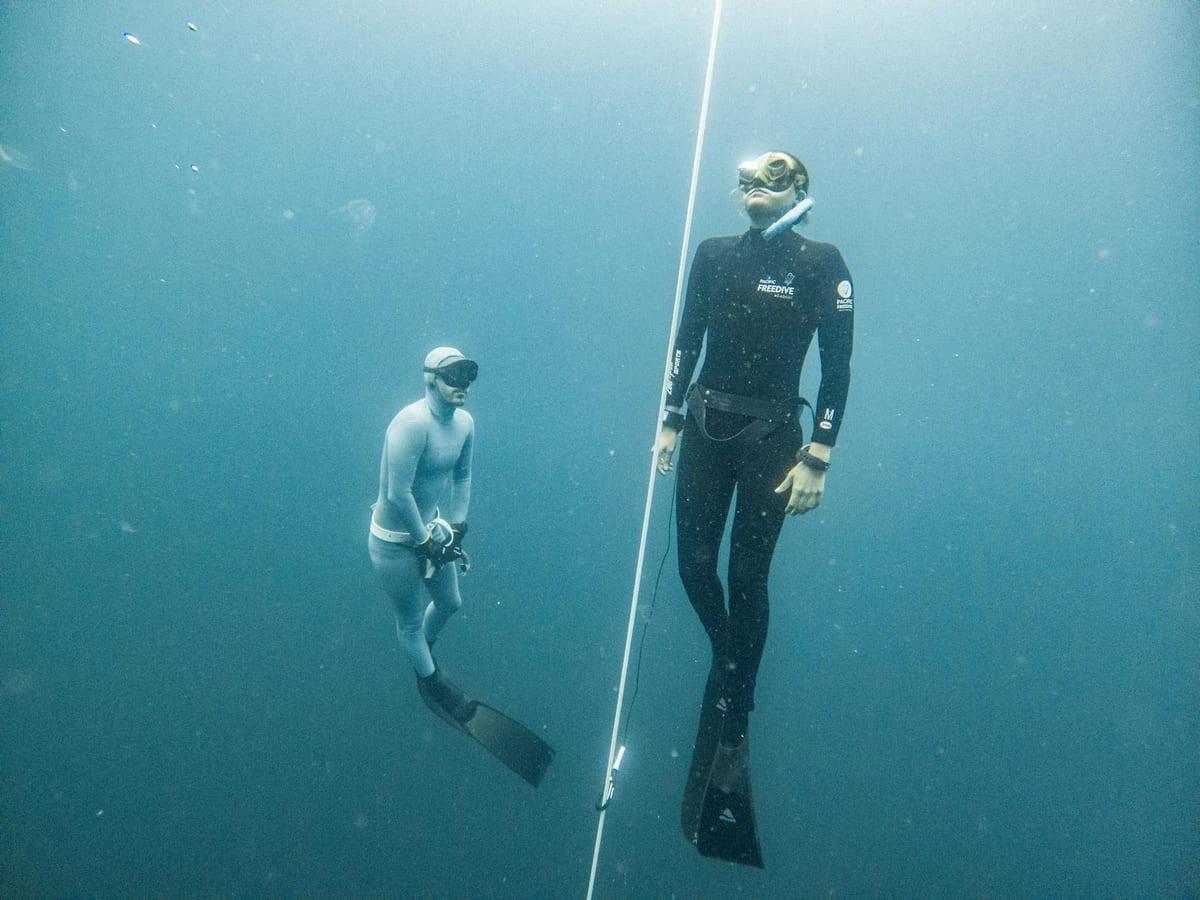Nice, France — Freediving