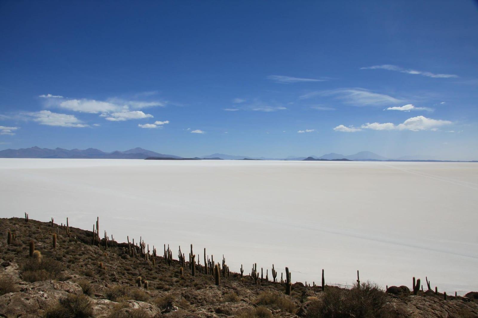 the Salar de Uyuni, Bolivia