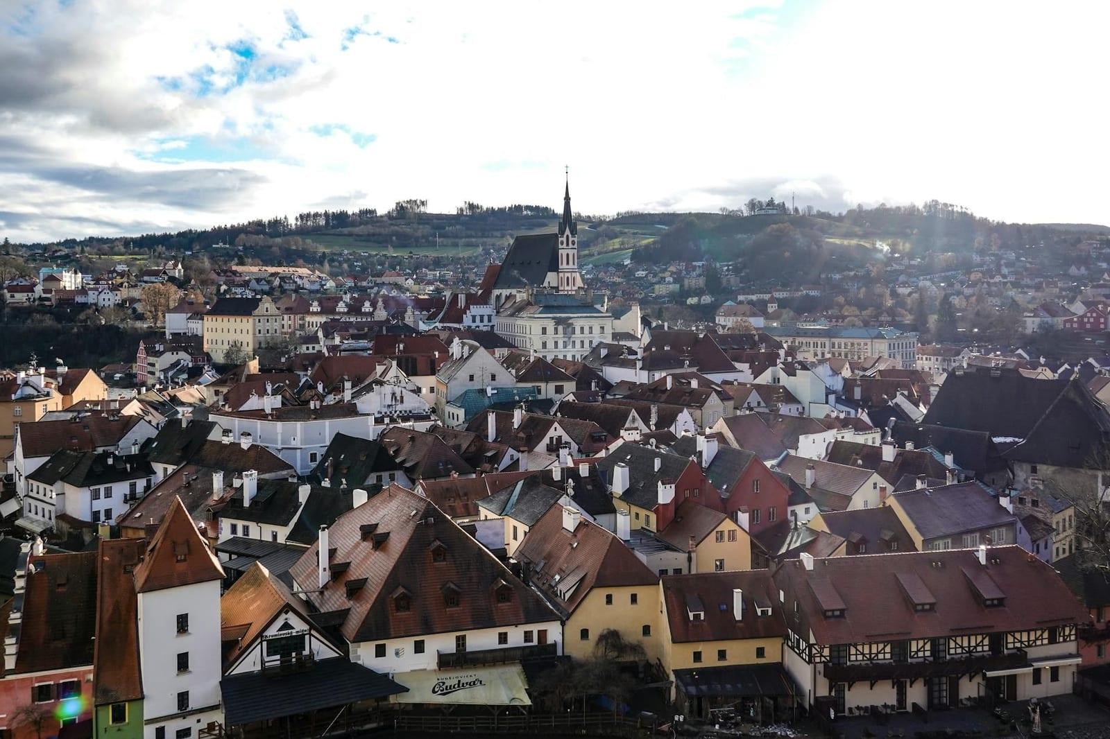Český Krumlov's old town, Czechia