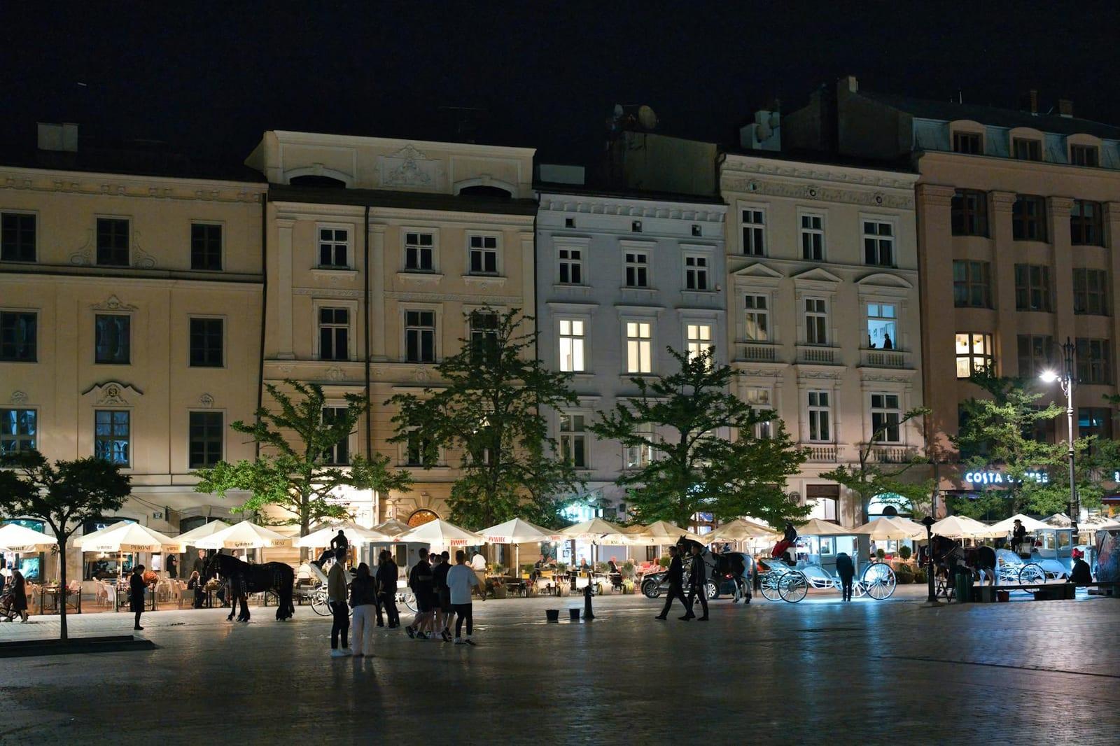 Krakow's Rynek square, Poland