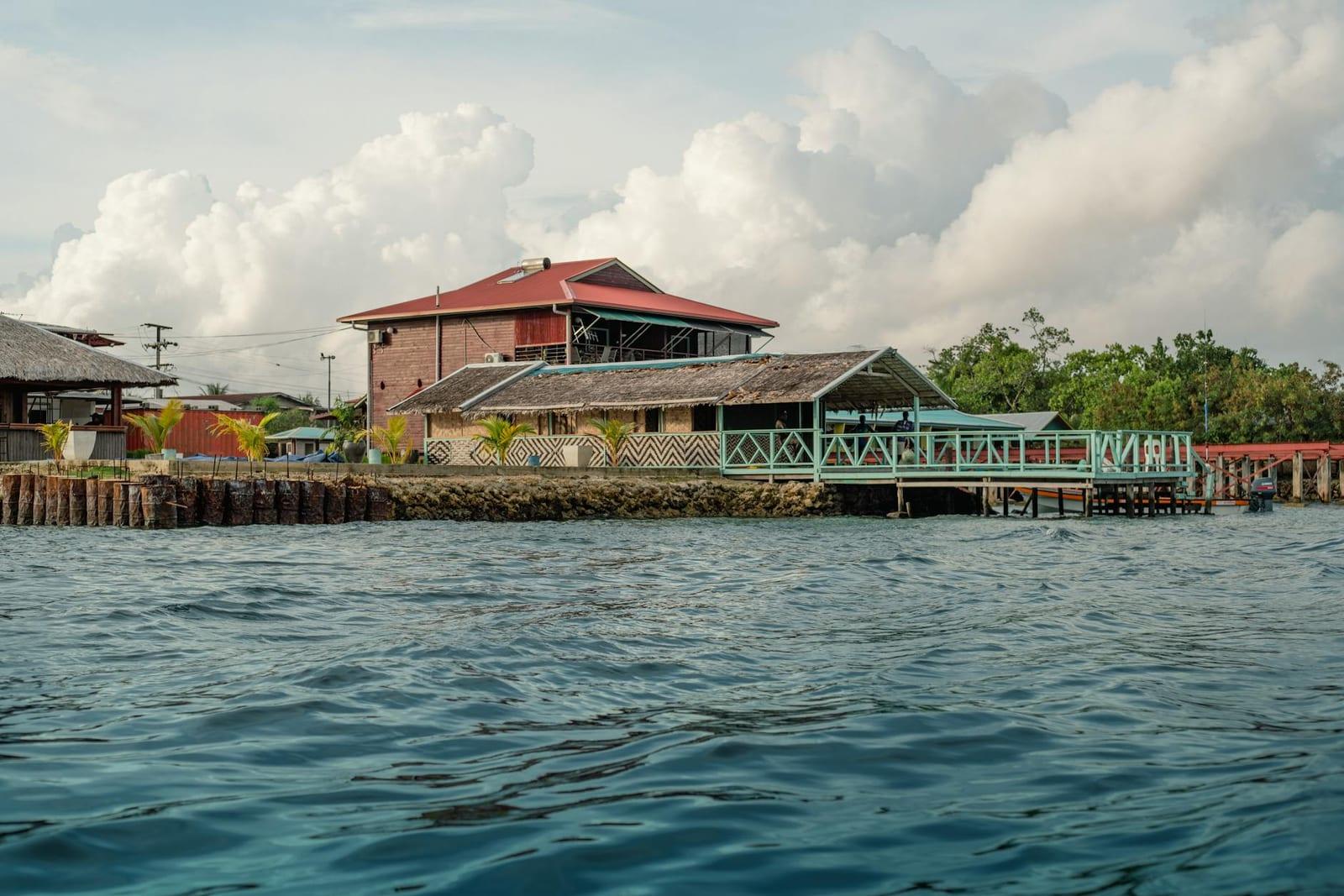 Surf the Bougainville coast, Papua New Guinea