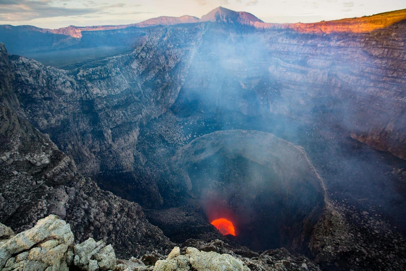 the Nyiragongo lava lake, DR Congo