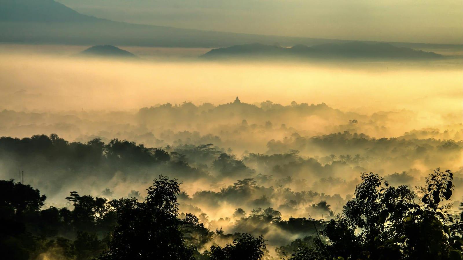 Borobudur for sunrise, Indonesia