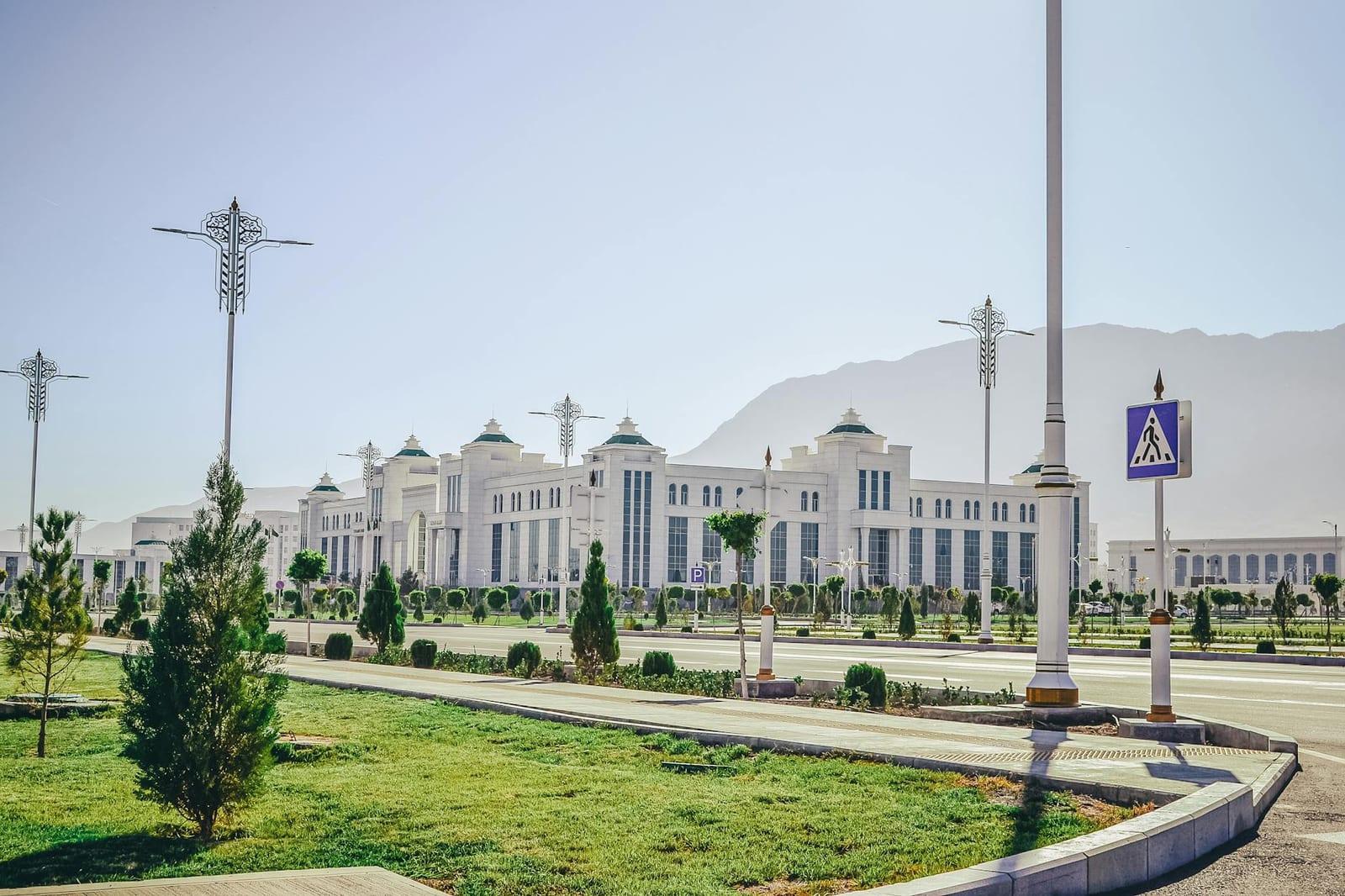 Ashgabat's marble city, Turkmenistan
