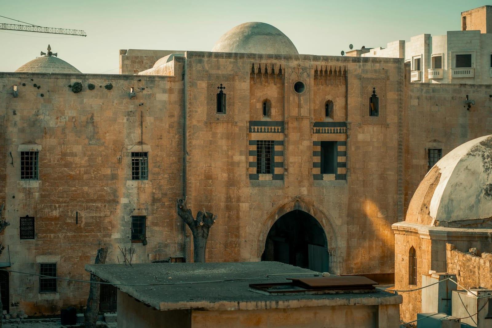Buy laurel soap in Aleppo's old souq, Syria