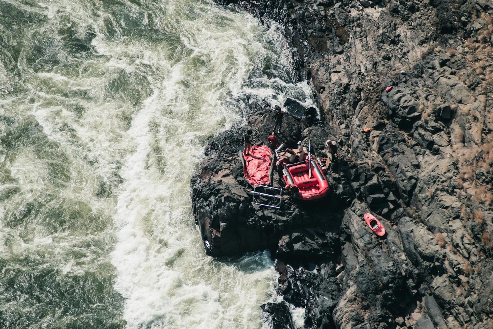 White Water Raft, Zimbabwe