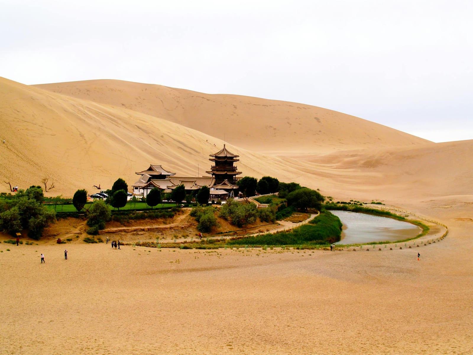 Crescent Lake, China