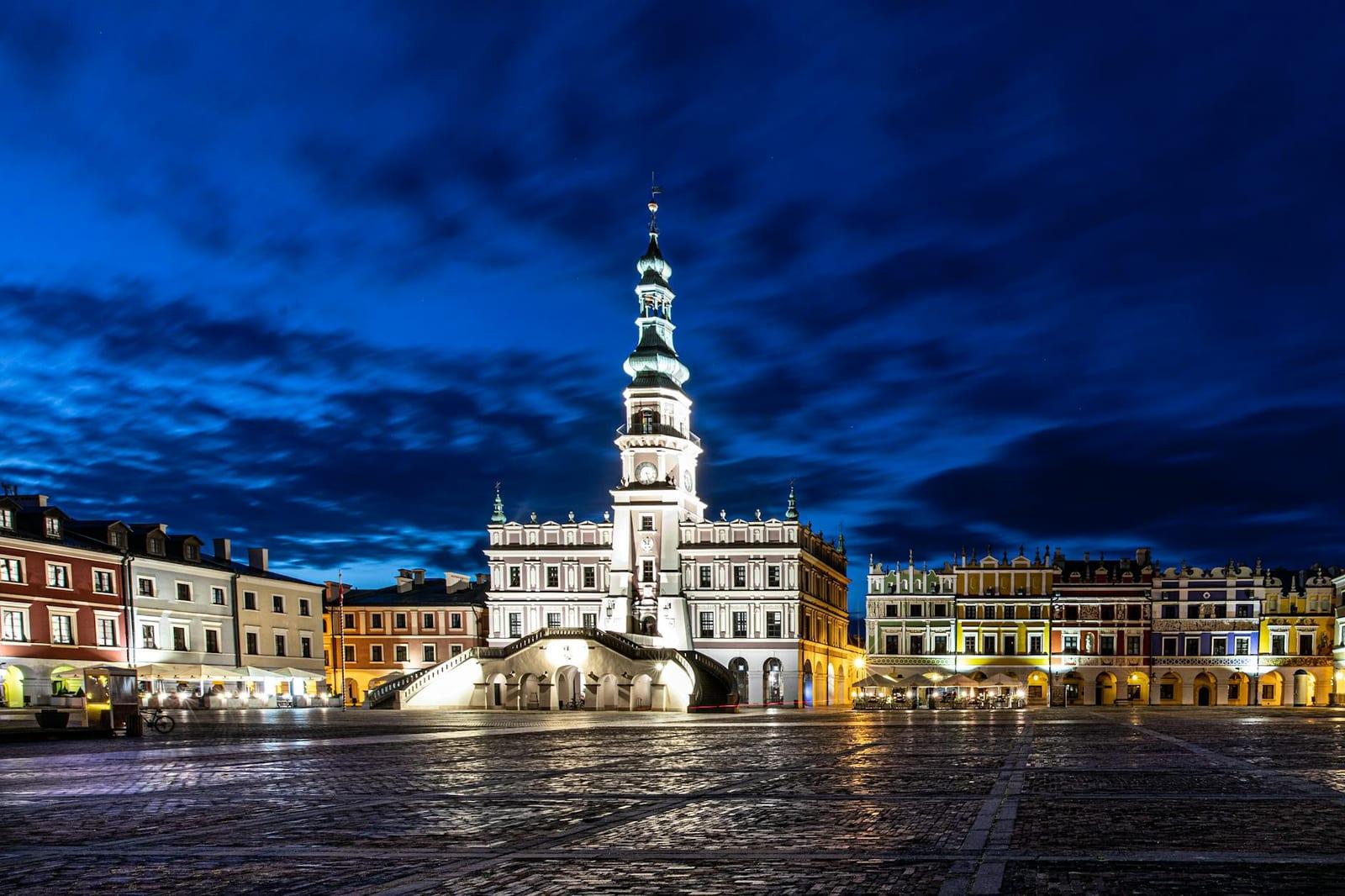 Zamosc Market Square, Poland