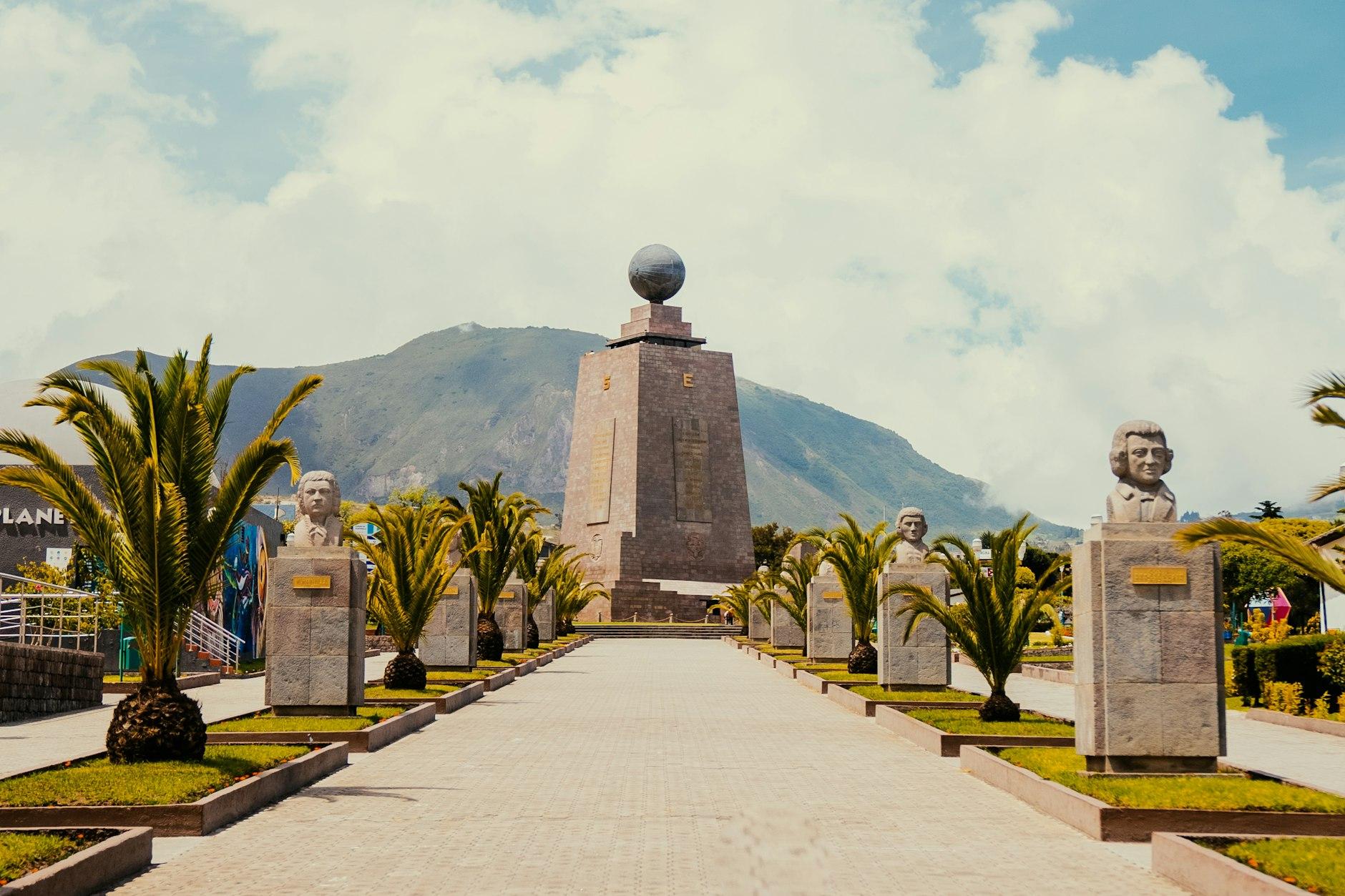 Equator monument at Mitad del Mundo, Ecuador