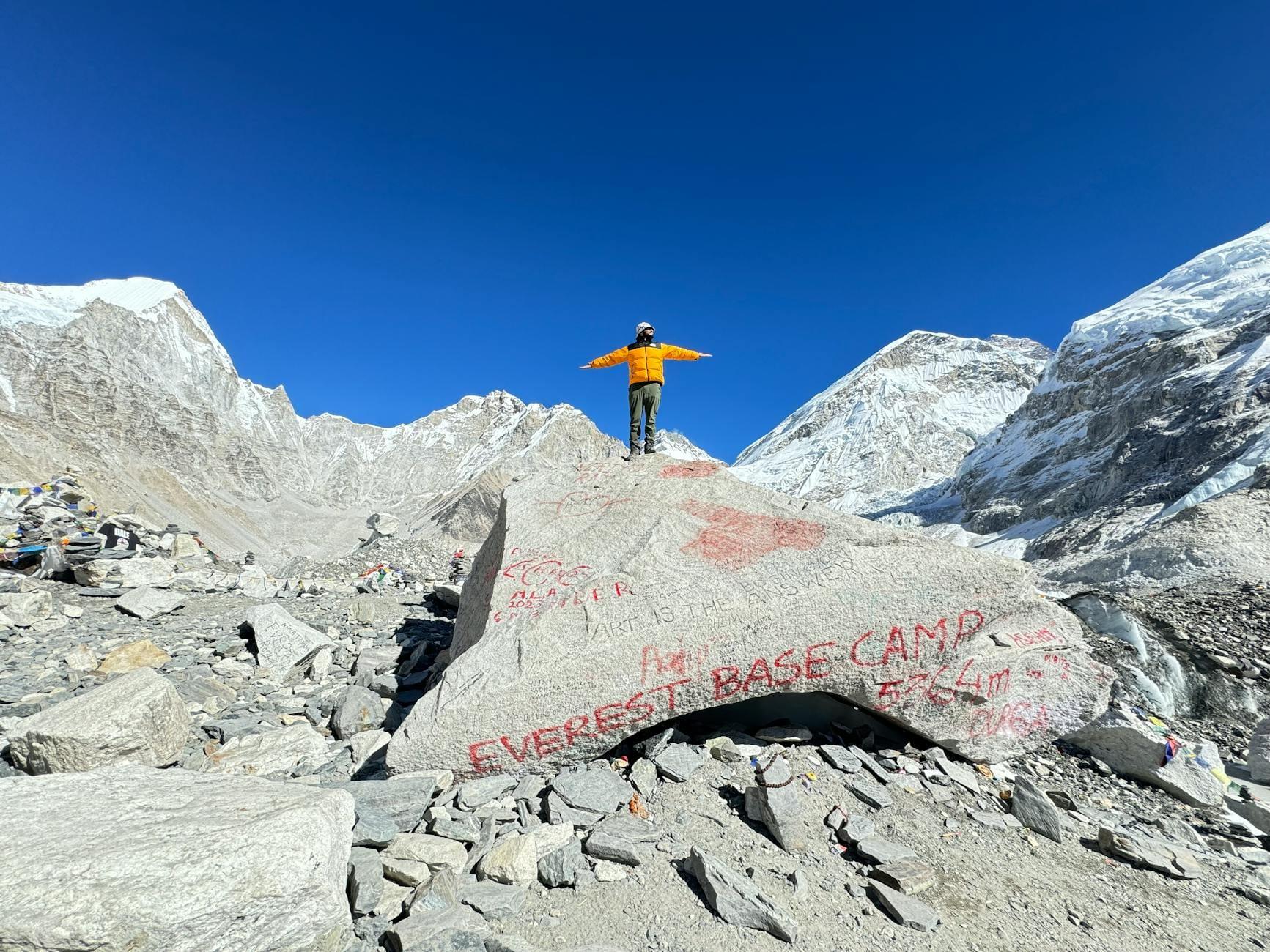 Everest Base Camp hero