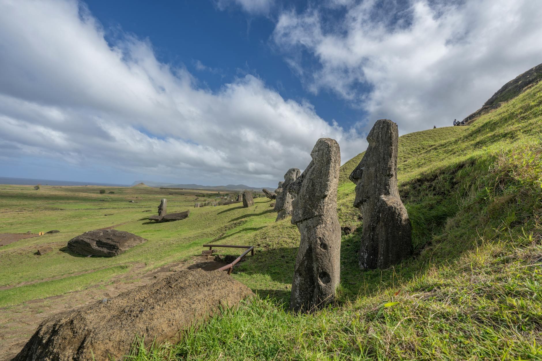 Moai Easter Island hero